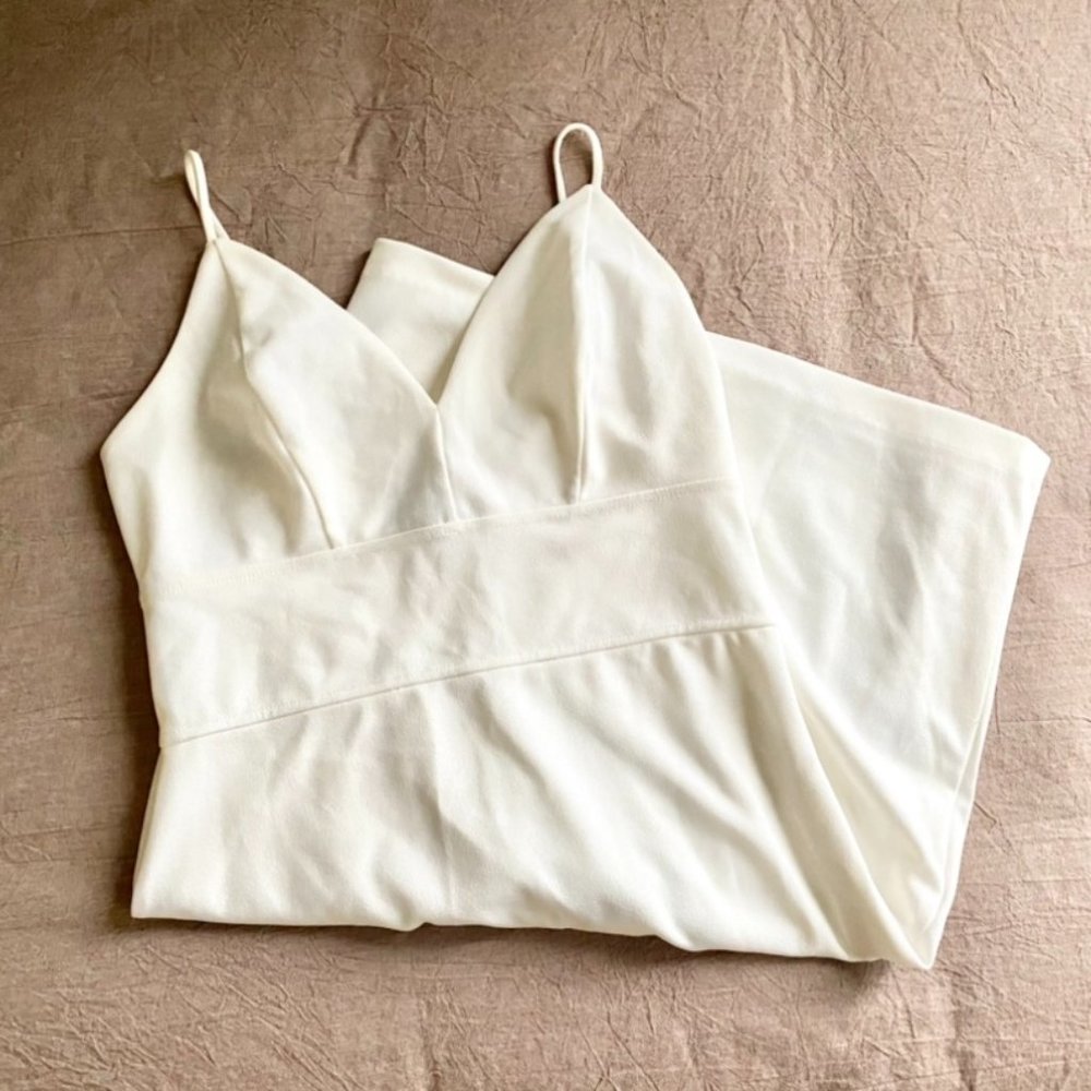 Flattering White Dress